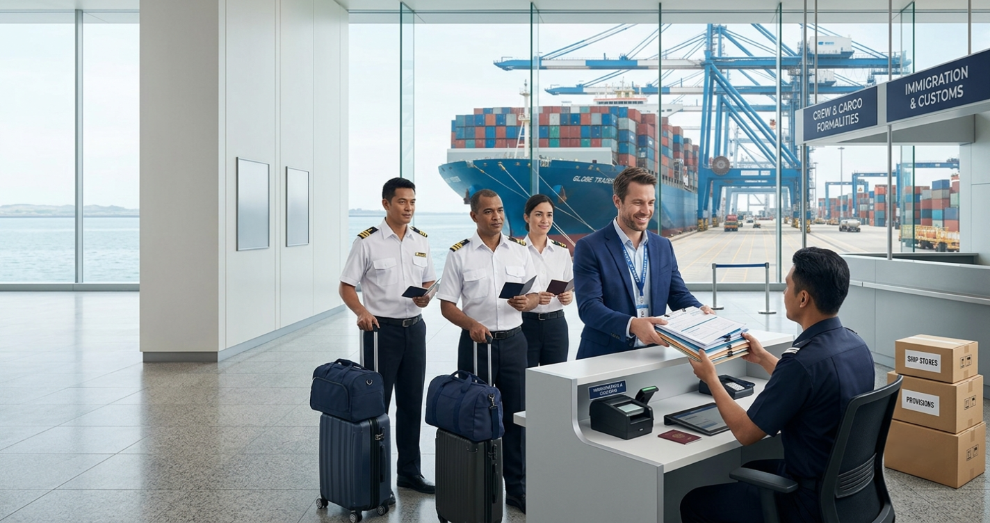 Immigration & Customs Coordination — Ship Agency